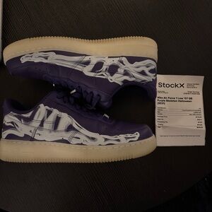 Nike Air Force 1 Low '07 QS Purple Skeleton